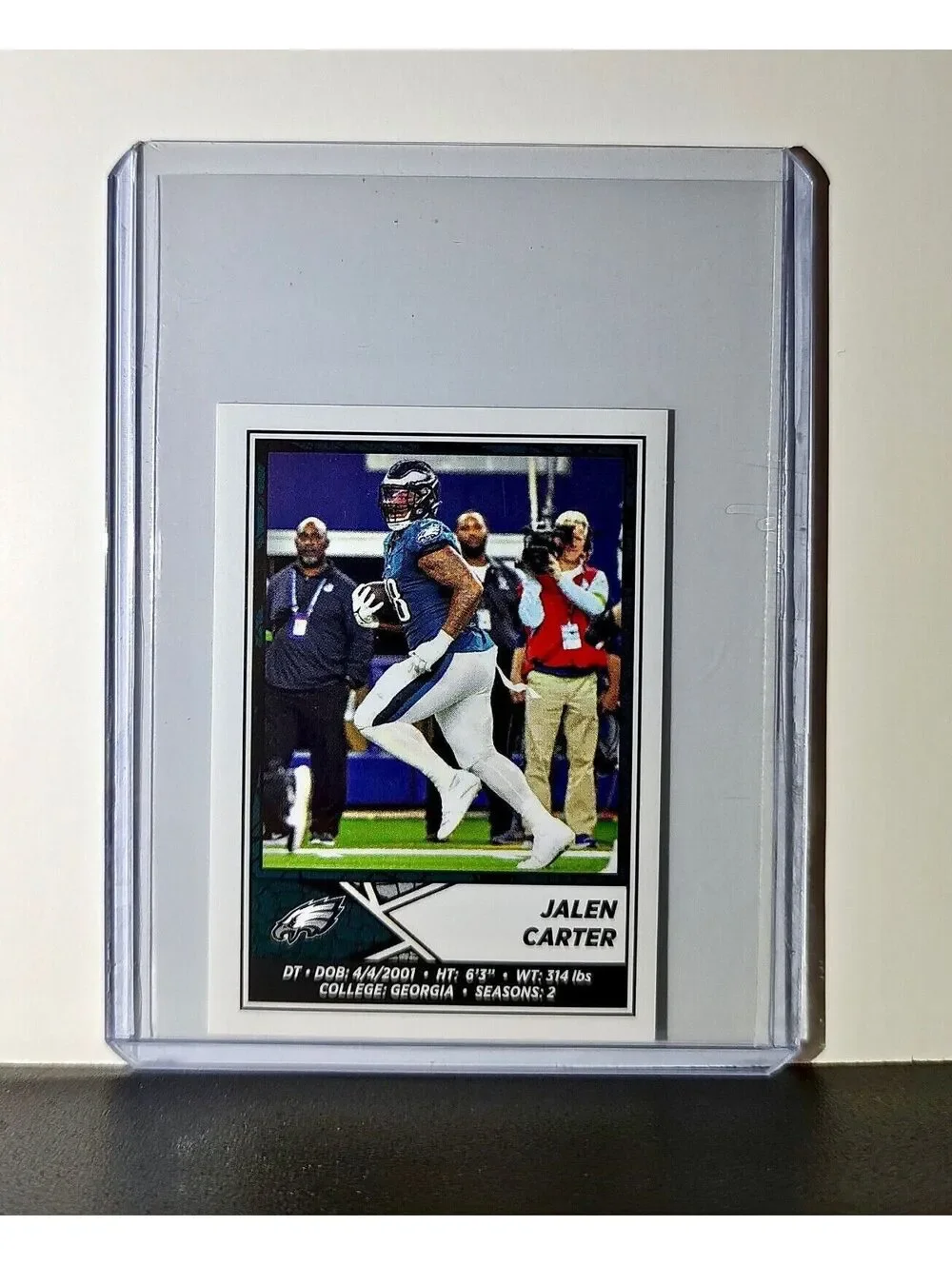 Jalen Carter 2024 Panini NFL Sticker #337 Philadelphia Eagles
